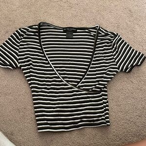See you Monday crop top, size small
